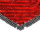 Heart happy days Reversible Change color Sequins Patches clothes DIY Applique JR