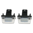 2PCS LED License Plate Light 3528 SMD No Error Number For Peugeot 206 98-10