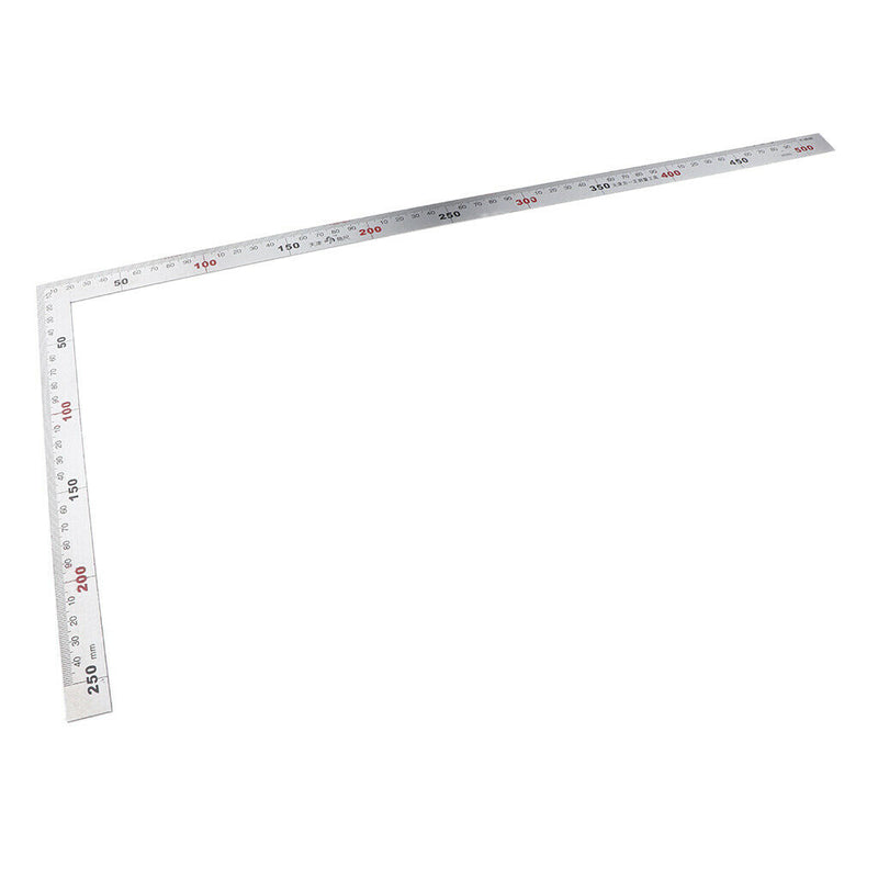 2 Pieces L-Square Stainless Steel Measure Ruler Engineer Carpenter Woodwork