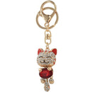 Rhinestone Crystal Keyring Charm Pendant Purse Bag Key Ring Chain Keychain  D8E4
