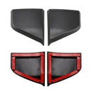 2Pcs ABS Side Skirt Fender Small Flying Wing Exterior Modification for Ford