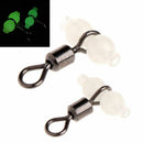 10Pcs Luminous Fishing Swivels Rolling Swivels Sea Fishing Accessories Tack Y6L5