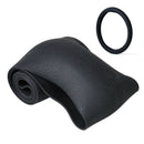14"-16" Black Soft Silicone Car Auto Steering Wheel Cover Skidproof Odorless Eco