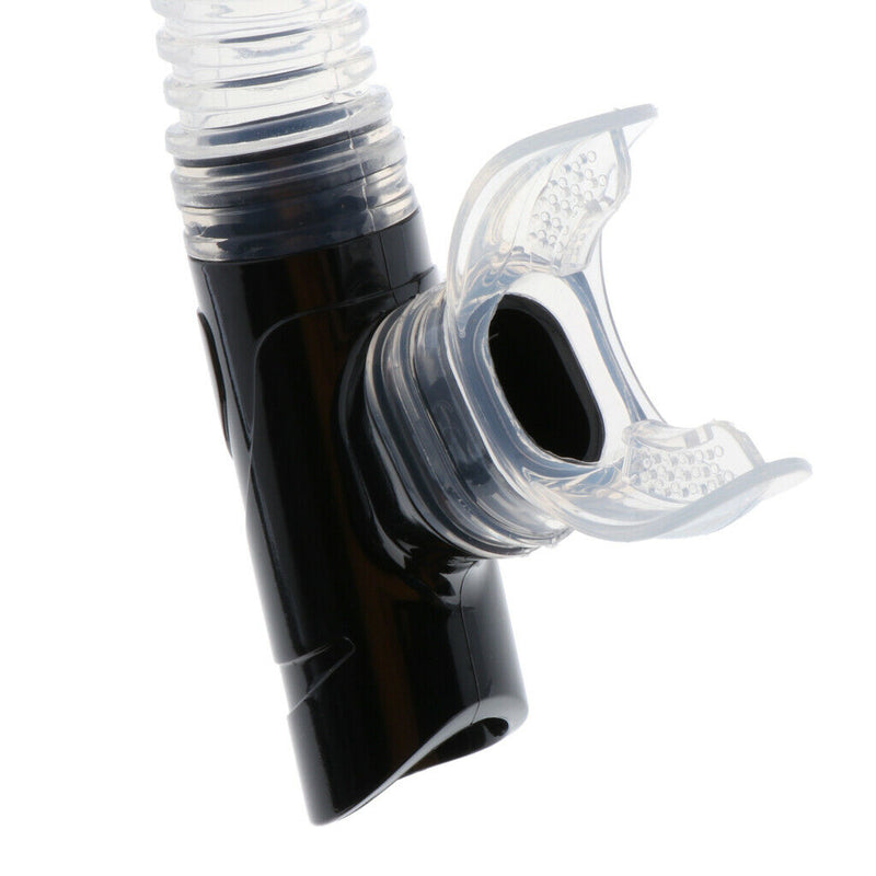 Diving Swimming Dry Snorkel Tube Seamless Silicone Snorkeling Breathing Tube