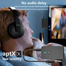 Bluetooth 5.0 Transmitter 2-in-1 Wireless Receivers Adapter 3.5mm For PC