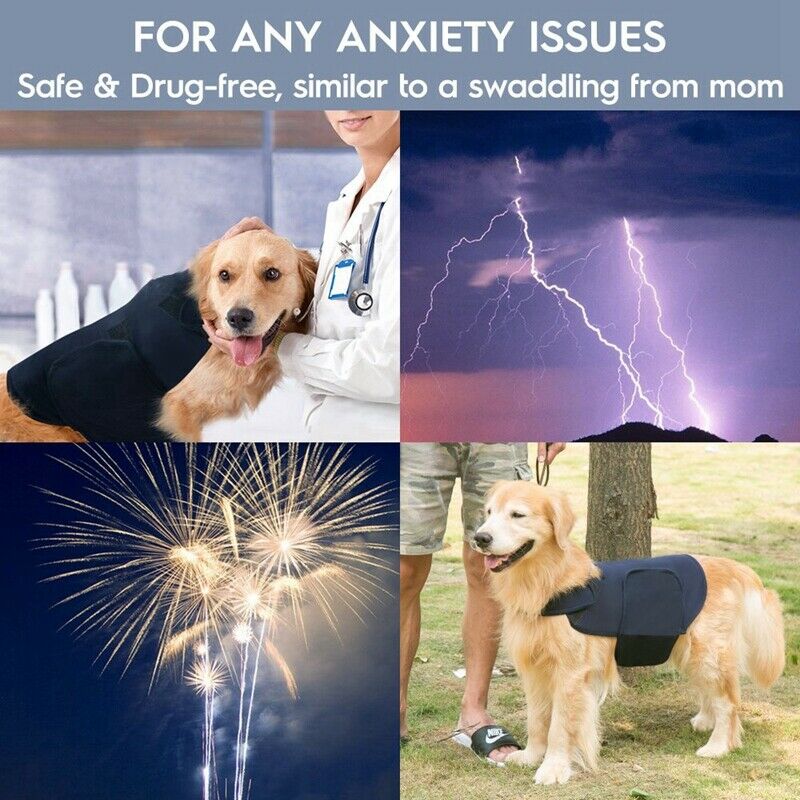 Dog Anxiety Jacket Calming Vests For Dog Anxiety Shirt Dog Anxiety Calming  E4Y5