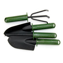 4pc Small Garden Tools Rake Shovel Spade Garden Plants Bonsai Durable Steel
