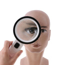 30x magnifying glass enlargement with LED light lamp jeweler magnifying gla&+