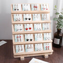 Fashion Wood Jewelry Display Necklace Charms Jewelry Display Tray Pendant E