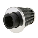 3x 35mm Motorcycles Cone Air Filter Intake Cleaner With Fixing Clip Durable