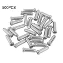 500pcs Brake Shifter Inner Cable Tips Wire End Cap Crimps Aluminum Bike FGHJ