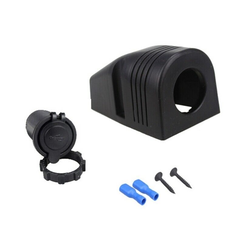 12V/24 USB Car Cigarette Lighter Socket Splitter Charger LED Display Wate JYN