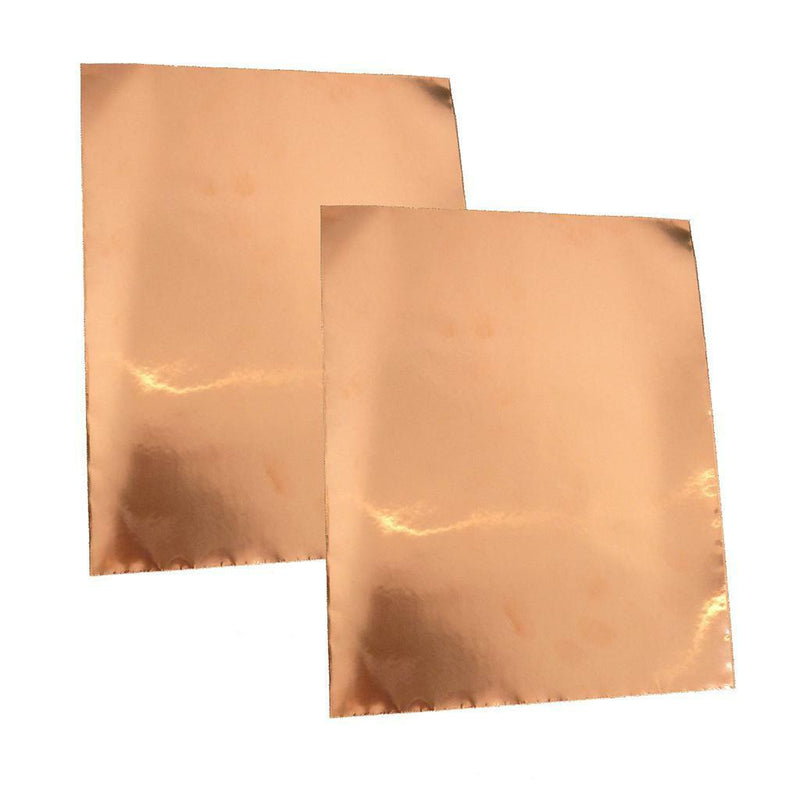 2 Pcs Guitar Copper Foil Tape Single Conductive Adhesive Sheet 30x22.5cm