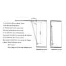 Door Lift Pneuatic SupportHydraulic Gas Spring Stay for  Cabinet White