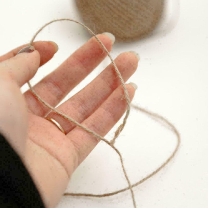 1 Roll 1.4 Metre Jute Twine Cord Dia Hemp Rope Pack DIY T8I8 Packaging Acce G0R3