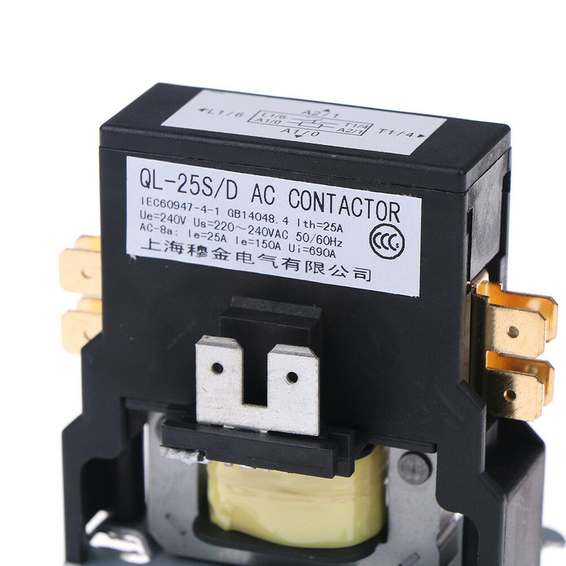 Contactor single one 1.5 Pole 25 Amps 24 Volts A/C air conditioner B Kw