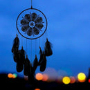 Handmade Dream Catchers Black Feather Lace Dream catchers for Wall Hanging