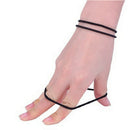 40X Black Elastic Rope Ring Hairband Women Girls Hair Band Tie Ponytail HolderES