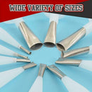 14Pcs Mighty Caulking Finisher Glass Glue Nozzle Stainless Steel