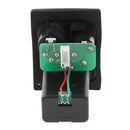 9V Guitar Bass EQ Pickup Battery Box Case w/ Contact Clip Jack Circuit Black