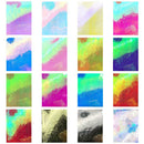 16pcs/set Self-adhesive Fashion Flame Reflections Nail Art Stickers Decor
