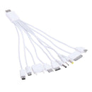 10 in 1 Multifunction Universal Cable Phone Charger Adapter USB Data Cable Wire