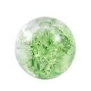 100 Pcs Mixed Crackle Glass Round Beads 8mm Dia. F7B8