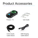 Portable Car Bluetooth 5.0 3.5mm Audio Adapter Transmitter & Receiver for TV