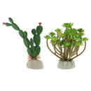 2lots Animated Succulent Plants Fish Tank