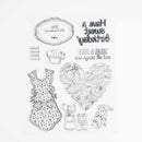 Kitchen Apron Silicone Clear Rubber Stamps Seal Scrapbooking Album Card Diary