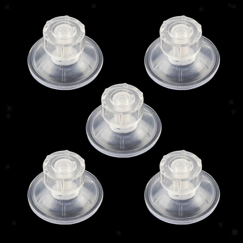 5 Pcs Glass Aquarium   Tank Breeding Separator Divider Plastic Suction Cup
