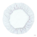 4Pcs Square Round Stretch Dining Wedding Chair Seat Cover for 35-50cm White