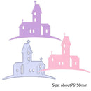 DIY Castle Embossing Cutting Dies Stencils Scrapbook Craft Album Card Gifts