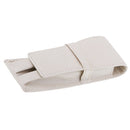 Pencil Pen Case Fountain Pen Pouch Pocket Portable Pen Bag for 3 pens White