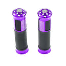 1 Pair Motorcycle 22mm Handlebar Grips Universal Purple