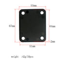 Pack of 10 Black Guitar Neck Plate Gaskets Pads Mats DIY Musical Instrument