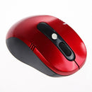Optical Wireless Mouse USB Receiver RF 2.4G For Desktop & Laptop red