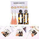 5 Pairs Tassel Earrings Leopard Earrings Women Jewelry Ladies Jewelry Ear S Y5P1