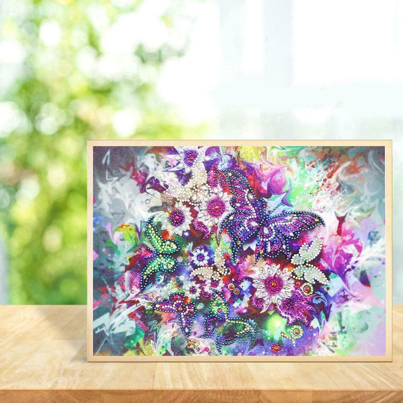 5D DIY Special Shaped Diamond Painting Butterfly Cross Stitch Mosaic Kits