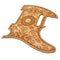Maple Wood Guitar Pickguard Scratch Plate Guard Protector With Flower Patte