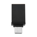 Aluminum Alloy USB3.1 Type-C to USB3.0 OTG Converter Adapter (Black)