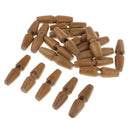 40Pcs Wooden Sewing Horn Toggle Buttons for DIY Scrapbooking Embellishments