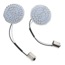 2pcs New 2 Inch Motorcycle  LED Turning Light Panel Replacement Yellow