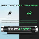 Luminous Rotatable Car Temporary Parking Card Phone Number Plate(Black)