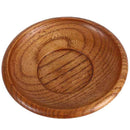 Environmentally Friendly Solid Round Bowl Wooden Cutlery Dishes Home Kitche