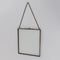 2 Sided Hanging Glass Display Frame for Photo Picture Specimen 14x16cm #B