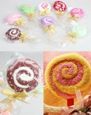 Washcloth Towel Gift Lollipop Towel Bridal Baby Shower Wedding Party Favor