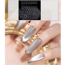 500 C Curve Shape False Nails Nail Tips forManicure Decor - 10 Sizes Clear