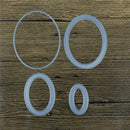 4Pcs/set Oval Metal Cutting Dies For DIY Scrapbooking Album Paper Cards M&O FT