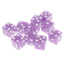 10pcs Plastic Six Sided D6 Dice Digital Dices Kit Party Board Game Dices for